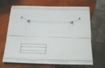 Teczka tekturowa A4, z gumk na haczyki