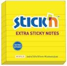 Notesy samoprzylepne Extra Sticky, ty neonowy linie - 101 x 101 mm 