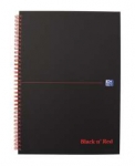 Koonotatniki i Koobruliony Oxford Black n´ Red, A4, 70 / kratka / okadka twarda