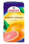 Sok owocowy Hortex, grejpfrutowy rubinowy, 1,0 l