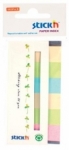 Zakadki indeksujce papierowe, zakadki neonowe - SPRING, 6 bloczkw 45 x 15 mm