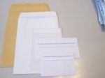 Koperty zaklejane na mokro, CD biaa - okrge okienko, 124 x 124 (mm)