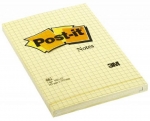Karteczki Post-it XXL, w kratk, 102 x 152 mm