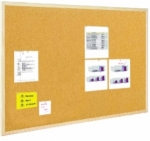 Tablica korkowa w ramie drewnianej Bi-Office, 500 x 800 mm 