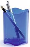 Zestaw na biurko Durable Trend, pojemnik na długopisy, niebieski-przeźroczysty