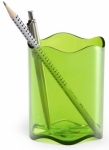 Zestaw na biurko Durable Trend, pojemnik na długopisy, zielony-przeźroczysty