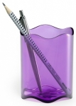 Zestaw na biurko Durable Trend, pojemnik na długopisy, fioletowy-przeźroczysty