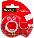 Scotch Tama Crystal, Tama na podajniku, 19 mm x 7,5 m