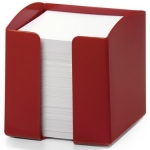 Zestaw na biurko Durable Trend, pojemnik z karteczkami, czerwony
