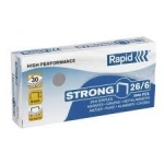 Zszywki Rapid, strong / model zszywki nr 26/6, ilo zsz.kartek/wys.zszywki 2-30
