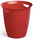 Kosz na śmieci Trend DURABLE, czerwony, 16 litrów