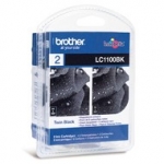 Brother LC1100BKBP2 tusz czarny dwupak (2 x 450 stron)