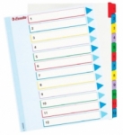 Przekadki kartonowe Mylar Maxi do wielokrotnego opisywania Esselte, 1 - 12