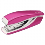 Zszywacz Mini Leitz WOW, metaliczny r�owy, zszywa - 10 kartek