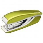 Zszywacz Mini Leitz WOW, metaliczny zielony, zszywa - 10 kartek