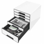 Pojemnik z szufladami Leitz Black&White