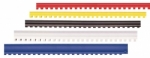 Grzbiety plastikowe do bindowania COMB Opus, 10 mm, biały