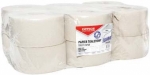 Papier toaletowy "JUMBO", makulaturowy, 1-warstwowy / opak. 12 rolek, szary