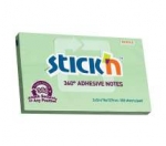 Notesy samoprzylepne 360 stopni stick´n, zielony - 127 x 76 mm