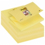 Karteczki samoprzylepne POST-IT® Super sticky Z-Notes (R350-12SS-CY), 127x76mm, 1x90 kart., żółte