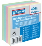 Karteczki samoprzylepne DONAU, mix kolorów pastel / 76 x 76 mm