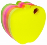 Karteczki samoprzylepne DONAU, mix kolorów / jabłko