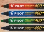 Marker permanentny SCA-400 PILOT, kocwka (/), niebieski