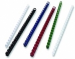 Grzbiety plastikowe do bindowania Argo, rozmiar, 10 mm, biay