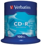 Verbatim CD-R 52x 700MB 100p cake box Extra Protection