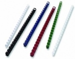 Grzbiety plastikowe do bindowania Argo, rozmiar, 10 mm, przezroczysty