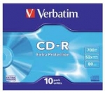 Verbatim CD-R 52x 700MB 10p slim case DataLife