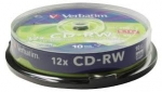 Verbatim CD-RW 12x 700MB 10p cake box silver