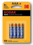BATERIA  KODAK MAX AAA/LR-03 4szt BLIST