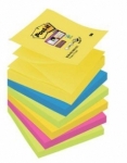 Karteczki samoprzylepne Post-itSuper Sticky Z-Notes, Paleta Rio de Janeiro, 76 x 76 mm