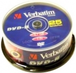 Płyty DVD Verbatim 4,7 GB, DVD-R
