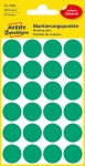 Kolorowe kka do zaznaczania Avery Zweckform; 96 etyk./op., ø18 mm, zielone