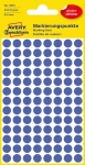 Usuwalne, kolorowe kka do zaznaczania Avery Zweckform; 416 etyk./op., ø8 mm, niebieskie