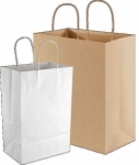 Torby papierowe ekologiczne Ecobag, brązowy / 90g, 500 x 180 x 390 mm