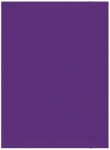 Teczka z gumk lakierowana Office Products, fioletowy