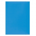 Teczka z gumką lakierowana Office Products, jasnoniebieski