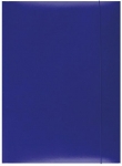 Teczka z gumką lakierowana Office Products, niebieski
