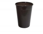 Kubek plastikowy termiczny, 200 ml, brzowy