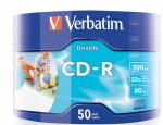 Verbatim CD-R 52x 700MB 50p wrape  DataLife+, Extra Protection, Printable