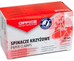 SPINACZ KRZYZOWY 41 MM OPK. 50 SZT.OFFICE PRODUCTS SREBRNY