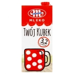 Mlekovita Mleko Tw�j Kubek 1L 3,2% zgrzewka 12szt. 