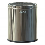 Kosz na mieci ALDA ROOM BASKET, 7l, stal nierdzewna, srebrny poysk