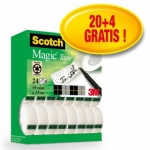 Tama biurowa SCOTCH® Magic™  matowa 19mm x 33m 24szt.