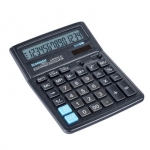 Kalkulator biurowy DONAU TECH, 14-cyfr. wyświetlacz, wym. 199x153x31 mm, czarny
