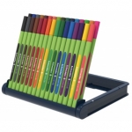 Zestaw cienkopisw SCHNEIDER Line-Up, 0,4mm, stojak, 30+2 szt. SCHNEIDER Line-Up Touch, miks kolorw
