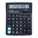 Kalkulator biurowy DONAU TECH, 12-cyfr. wyświetlacz, wym. 199x153x31 mm, czarny